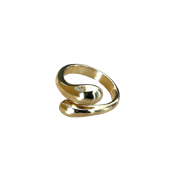 Druppel Ring Gold