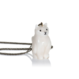 Tagua Hanger Cat / Kat met ketting