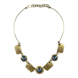 Ketting/Choker met steen 005