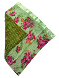 Double Layered Sari Sjaal / Furoshiki Doek 063