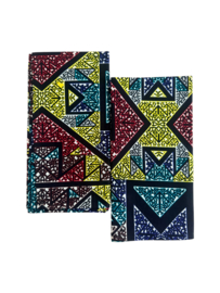 Set van 2 Kitenge Servetten Techno