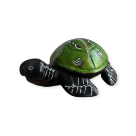 Kaarthouder Turtle Kisii steen Groen
