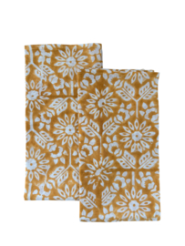 Set van 2 Blockprint Servetten 01
