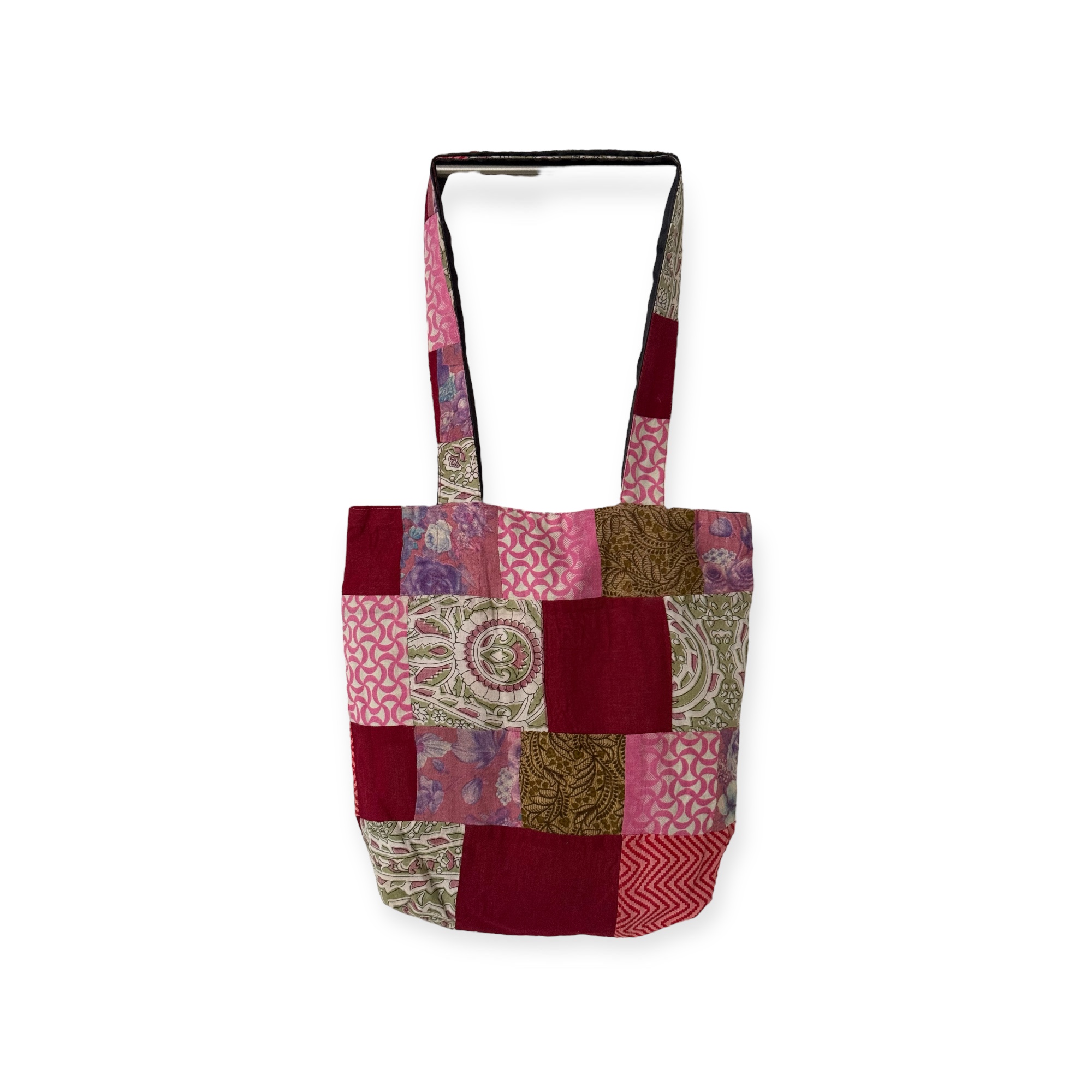 Patchwork Sari Tote Bag 05