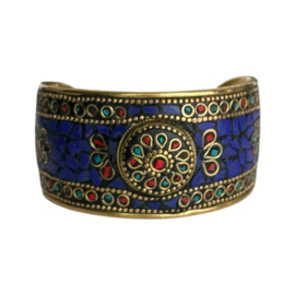 Ingelegde Cuff Armband Nepal 02