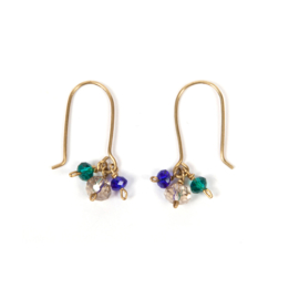 Temple Beads Sea Earrings