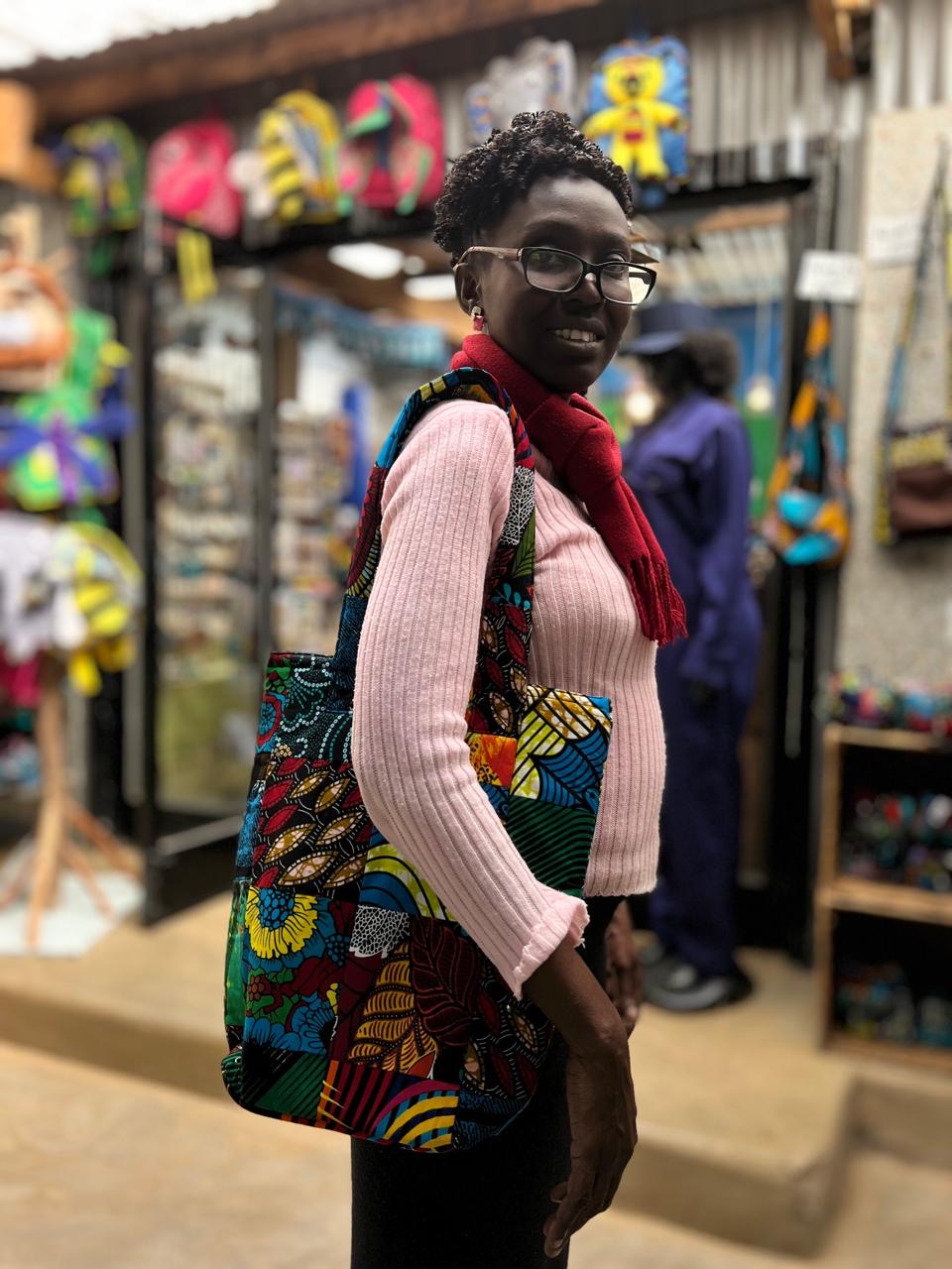 Patchwork Kitenge Tote Bag