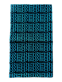 Tafelkleed Kitenge Blue Waves