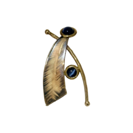 Broche met steen 010