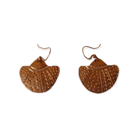 Kinf Earrings copper
