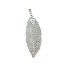 Hanger Eucalyptus Blad Silver - zonder ketting