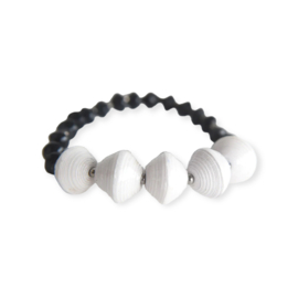 Two Tone Bracelet Black & White