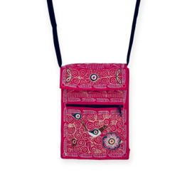 Geborduurd Crossbody Tasje Roze