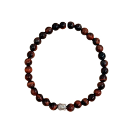 Heren Bracelet Rode Tijgeroog