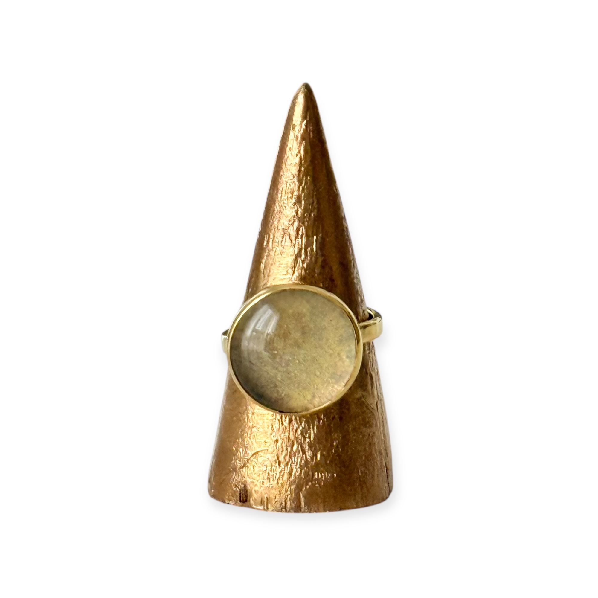 Recycled Glass Ring 12 - Verstelbaar