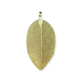 Hanger Eucalyptus Blad Gold - zonder ketting