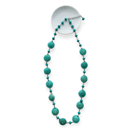 Wilobo Long Necklace Turquoise