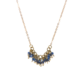 Elizabeth Strand Navy Necklace