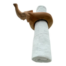 Luxe Olive Wood Napkinholders/Servetringen  Animals