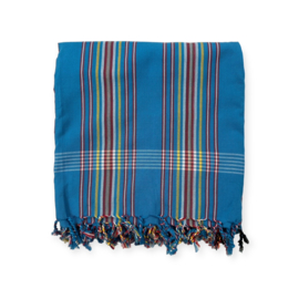 Kikoy Doek Blauw Gestreept