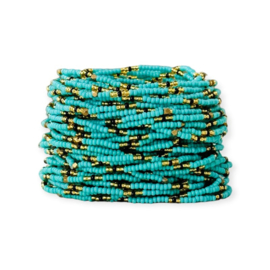 Masai Kralen Armbandje Classy Turquoise