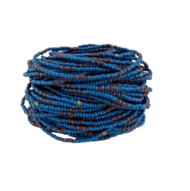 Masai Kralen Armbandje Blue Combi