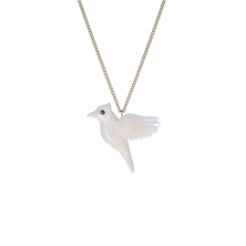 Tagua Hanger Flying Bird / Vliegende Vogel met ketting