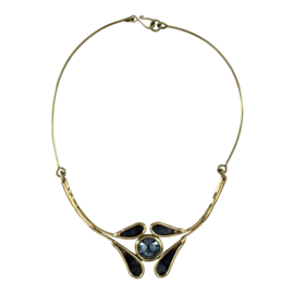 Ketting/Choker met steen 004