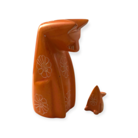 Kat & Muis Set Kisii steen Oranje