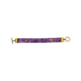 Amani Lavender Luxe Beaded Bracelet