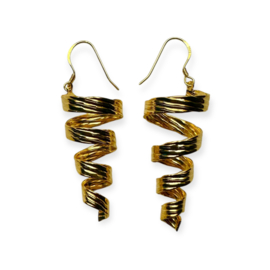 Oorbel Spiral Gold M