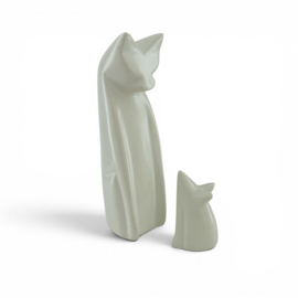 Kat & Muis Set Kisii steen Naturel wit