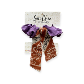 Sari Chique Scrunchie met strik D