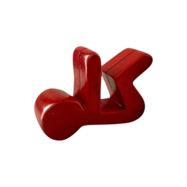 Kaarthouder Art Liggend Rood