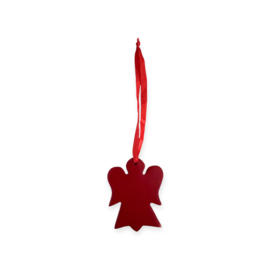 Hanger Engel Klein Kisii steen Rood