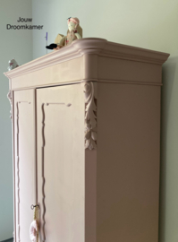 Vintage Biedermeier kinderkledingkast Rosa
