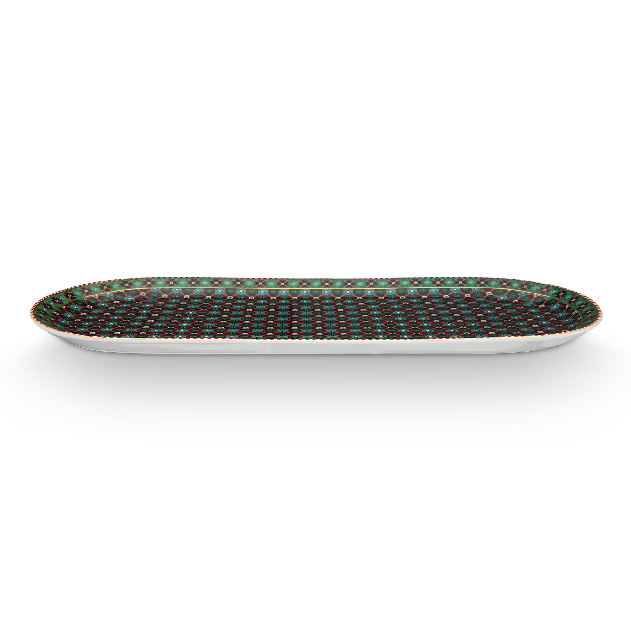Pip Studio Clover Green Serveerschaal 33.3x15.5
