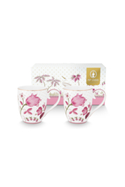 Pip Studio Jolie Tulp Roze Set van 2 Mokken - 450ml