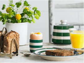 Cornishware Adder Green suikerpot - Groen