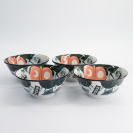 Tokyo Design Asakusa Sumo Kommen set van 4