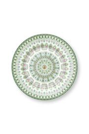 Pip Studio Lily & Lotus Groen Gebaksborden set van twee - ⌀17cm