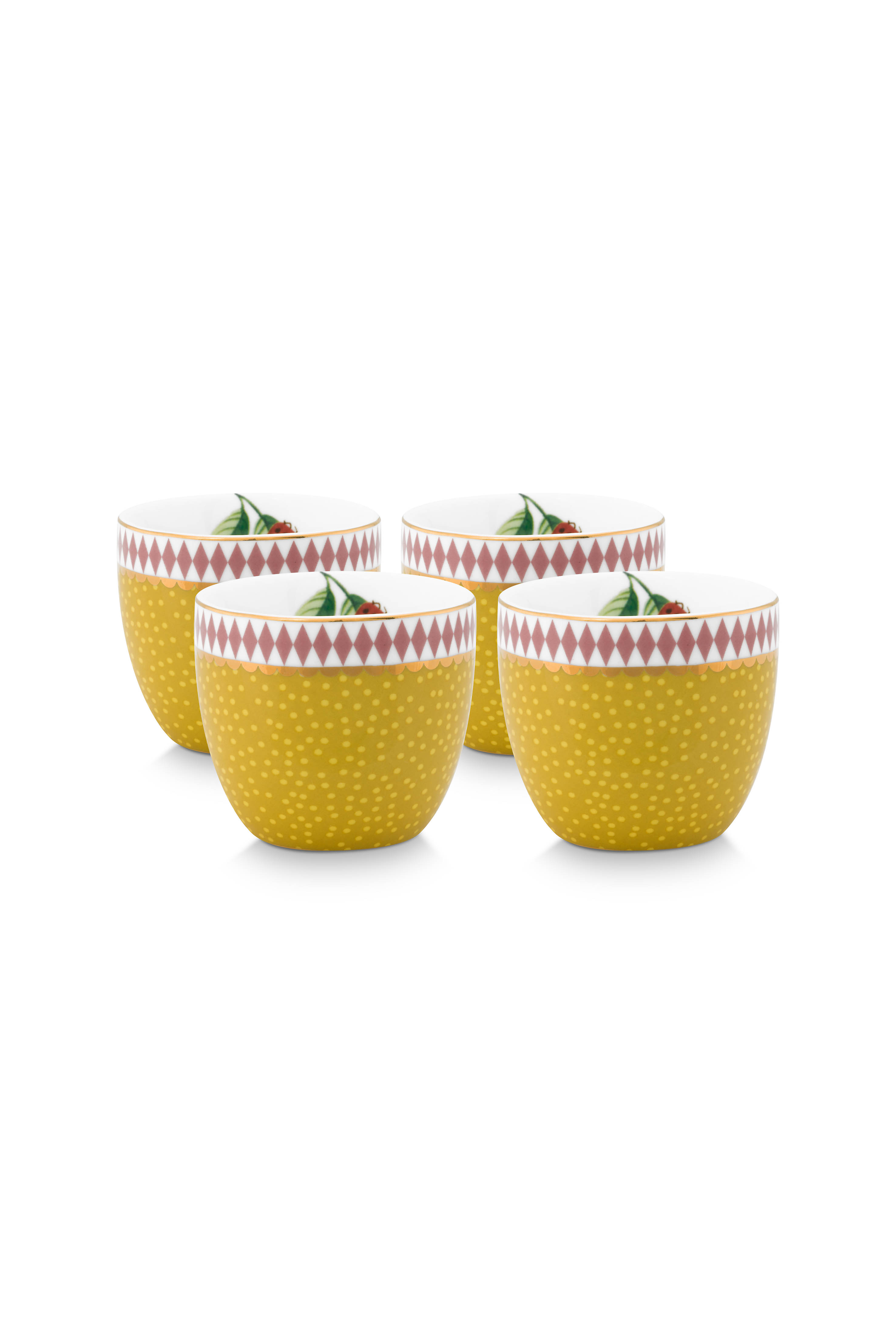 B-keuze - Pip Studio Majorelle Yellow set/4