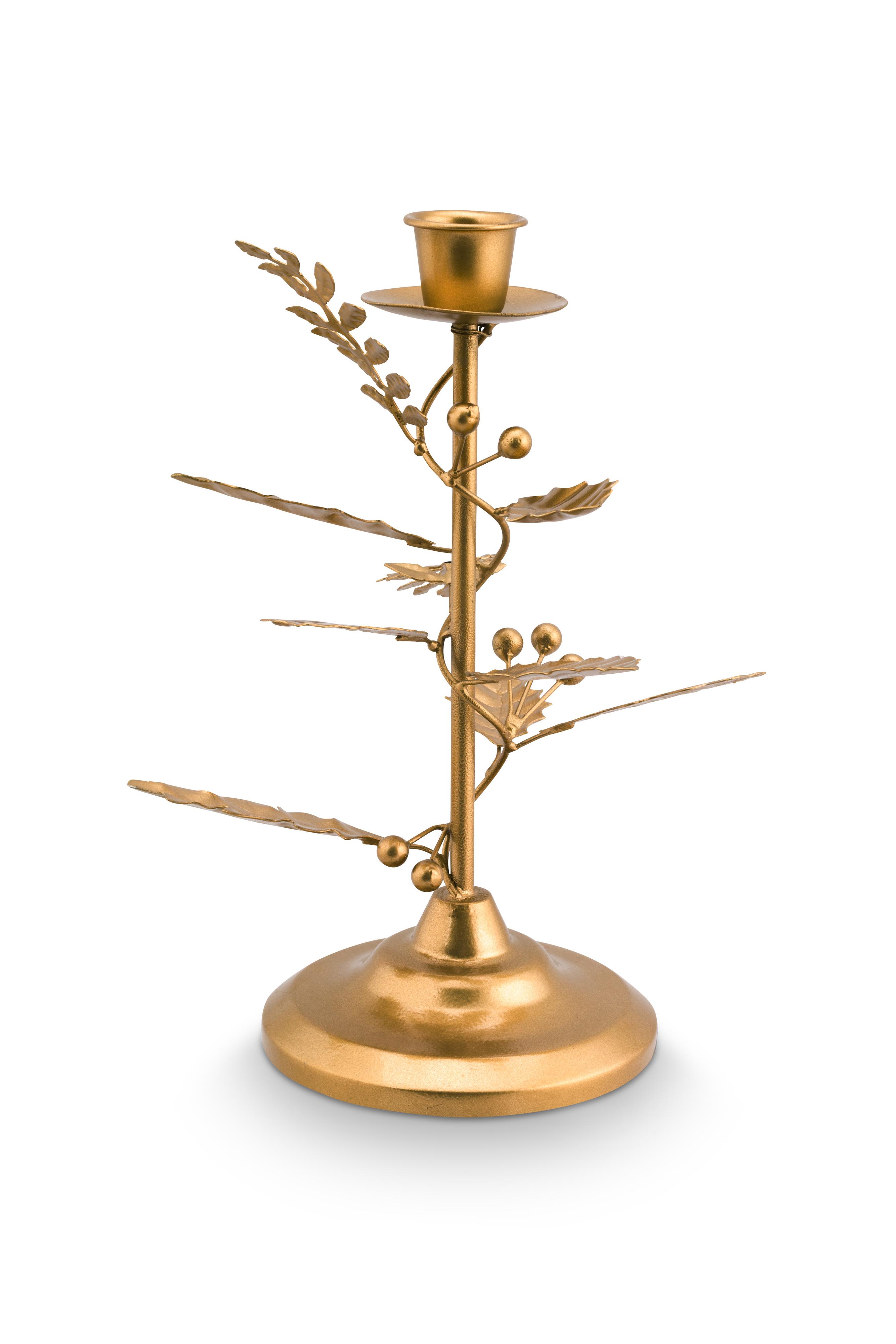 Pip Studio Kandelaar Gold Leaves - 21.5cm