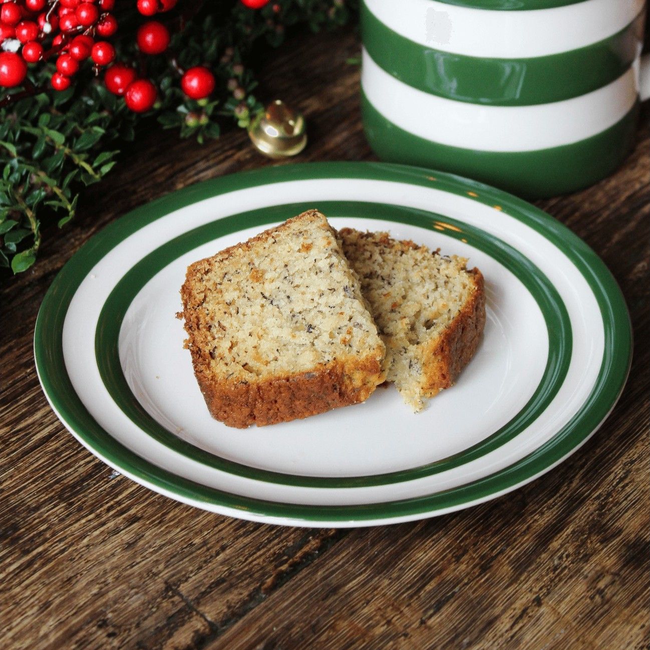 Cornishware Addergreen Gebaksborden Set/4 - ⌀17cm