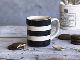 Cornishware Colours mok - 280ml - Zwart