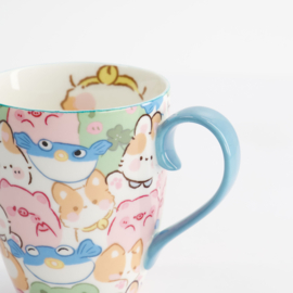 Tokyo Design Kawaii Mok - Animals - 340ml