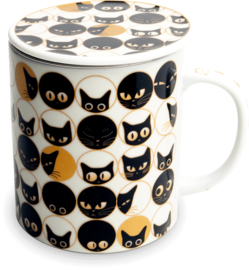 Edo Japan Theemok Set Cat Wit - 350ml