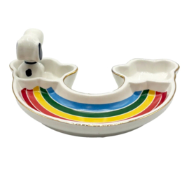 House of Disaster Snoopy Peanuts Schaaltje Regenboog