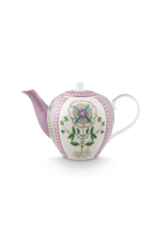 Pip Studio Lily & Lotus theepot 1.6 ltr - Tiles Lilac