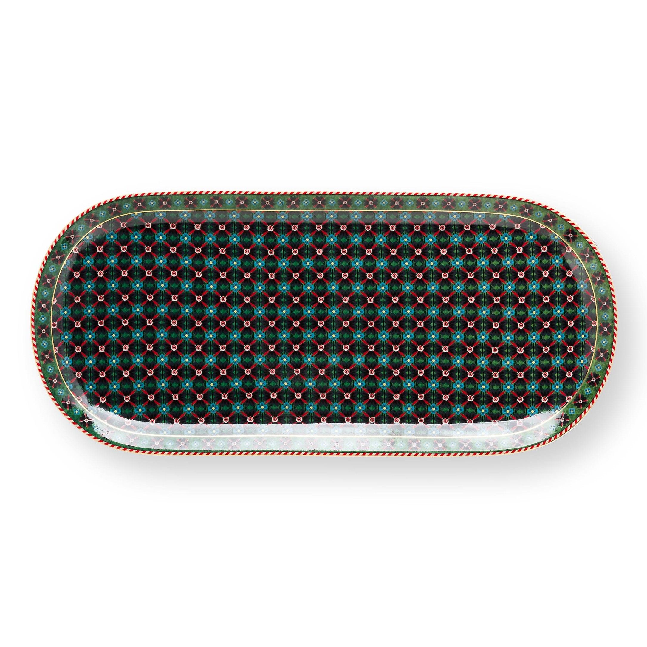 Pip Studio Clover Green Serveerschaal 33.3x15.5